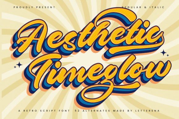 Aesthetic Timeglow Font Review for Brand Designers