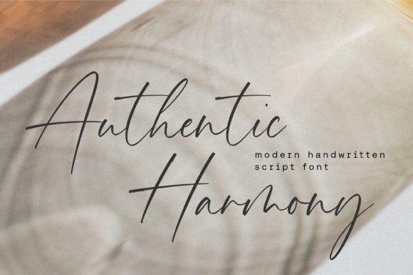 Authentic Harmony Font for Makers