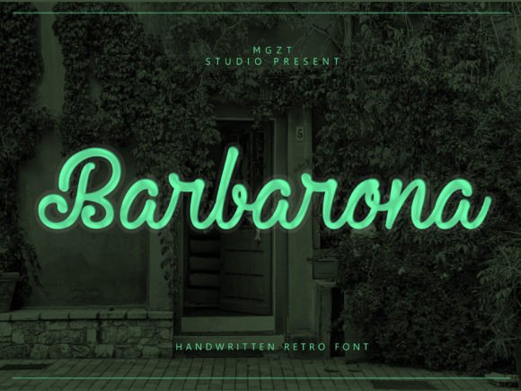 Barbarona Font: Elevate Web Design with Warmth