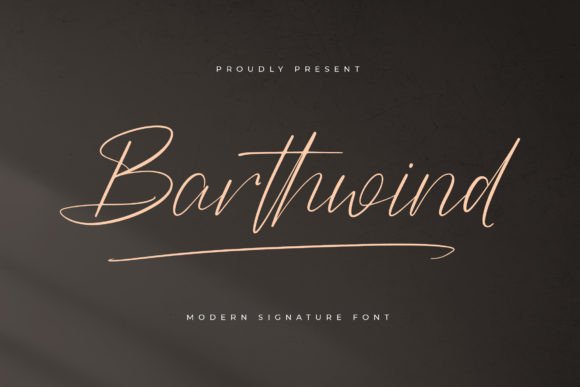 Barthwind: A Stylish Script Font for Elegant Branding