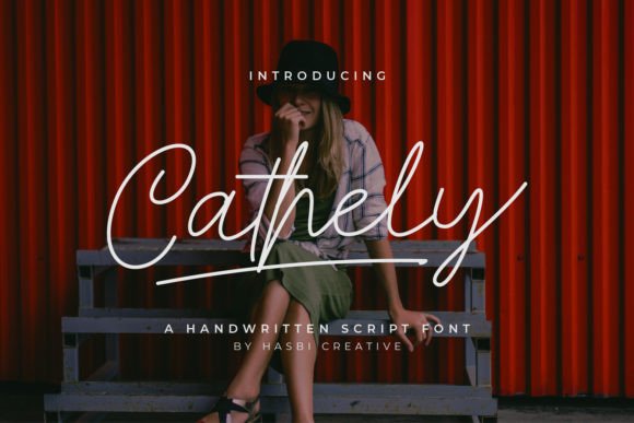 Cathely: A Refined Script Handwritten Font for Editorial Design