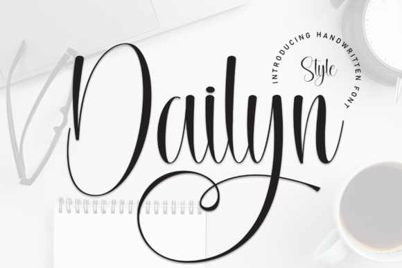 Dailyn: An Elegant Script Font for Editorial Design