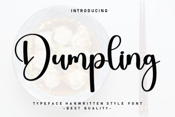 Dumpling Script Font for Elegant Campaigns
