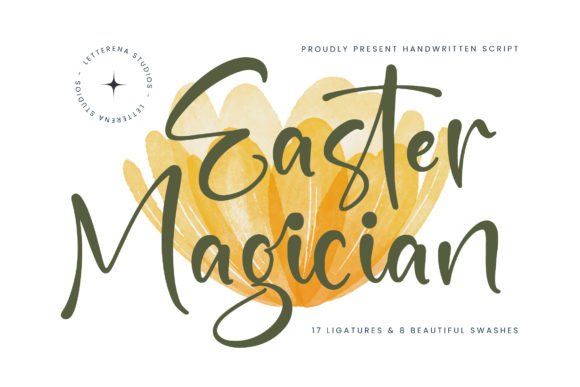 Easter Magician Font for Campaign Design