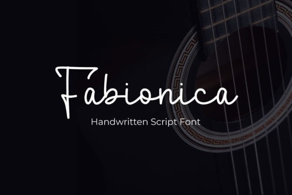 Fabionica: The Elegant Script Typeface for Editorial Design