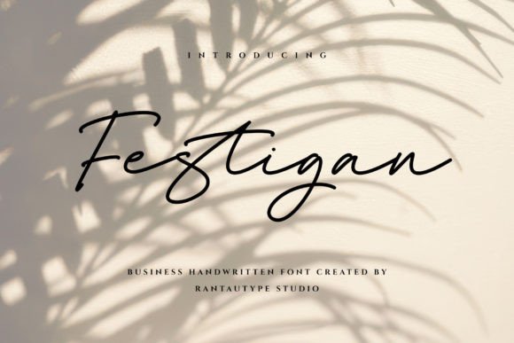 Festigan: A Magical Script Font for Elegant Branding