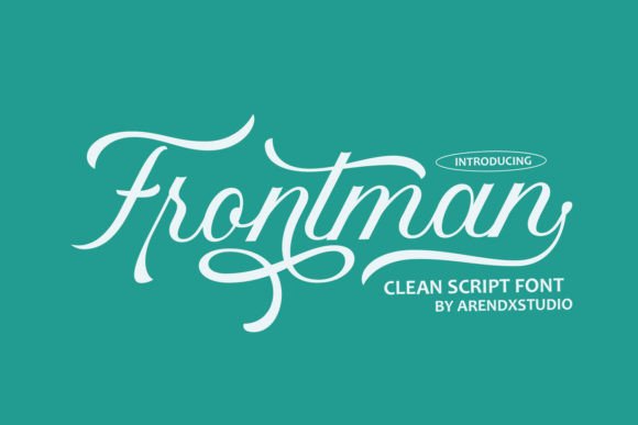Frontman: The Modern Script Typeface for Clear Campaigns