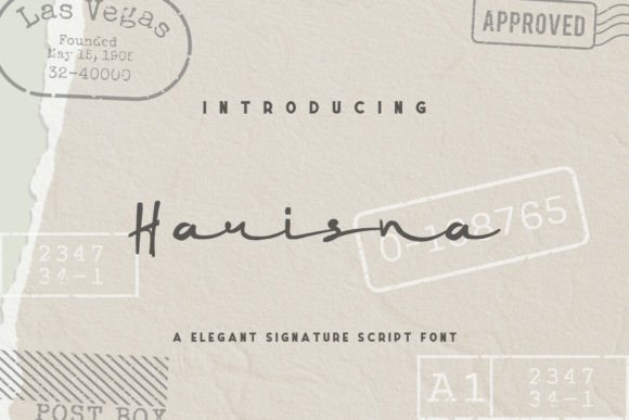 Harisna Font Review: Elegant Script for Designers