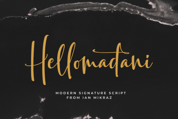 Hellomadani Font for Modern Campaign Design