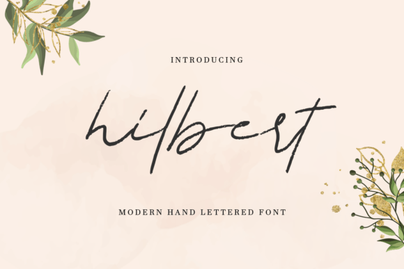 Hilbert: An Elegant Script Font for Editorial Design