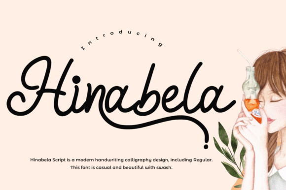 Hinabela Script Font for Modern Business Branding