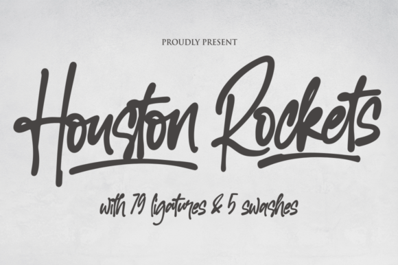 Houston Rockets: The Elegant Script Font for Designers