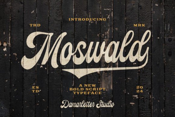 Moswald: A Timeless Script Font for Editorial Design