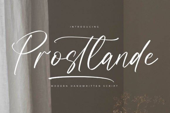 Prostlande: The Perfect Script Font for Crafters