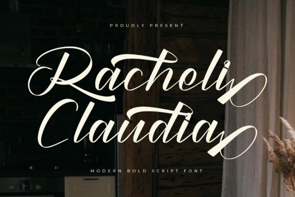 Racheli Claudia: A Bold Script Font for Makers