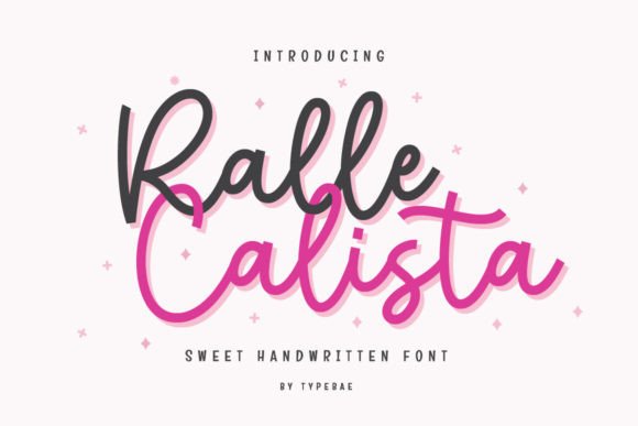 Ralle Calista: The Script Font for Scroll-Stopping Designs