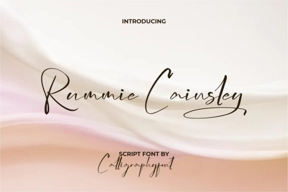 Rummie Cainsley Typeface for Elegant Branding