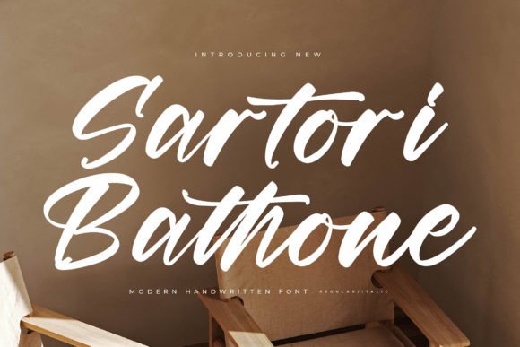 Sartori Bathone: A Luxury Script Typeface for Editorial Design