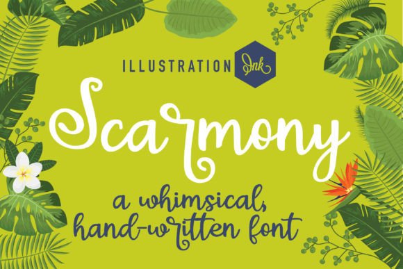 Scarmony: A Playful Script Font for Brand Charm