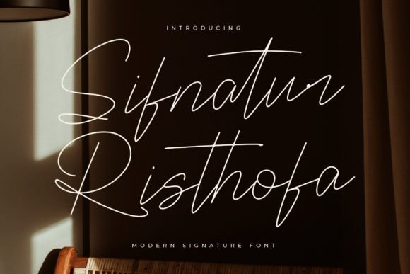 Sifnatur Risthofa: The Luxury Script Font for Makers