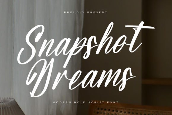 Snapshot Dreams Font for Modern Campaign Design