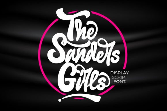 The Sanders Girls: A Script Handwritten Font for Editors