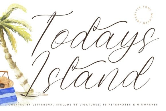 Todays Island Font for Modern Branding