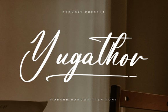 Yugathor: The Handwritten Font That Elevates Branding