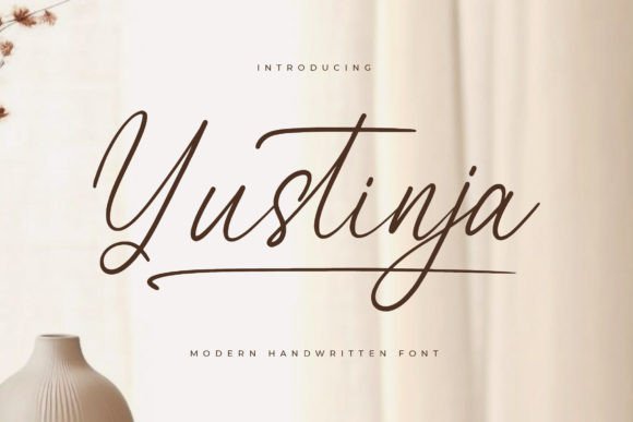 Yustinja: A Stylish Script Font for Elegant Web Design